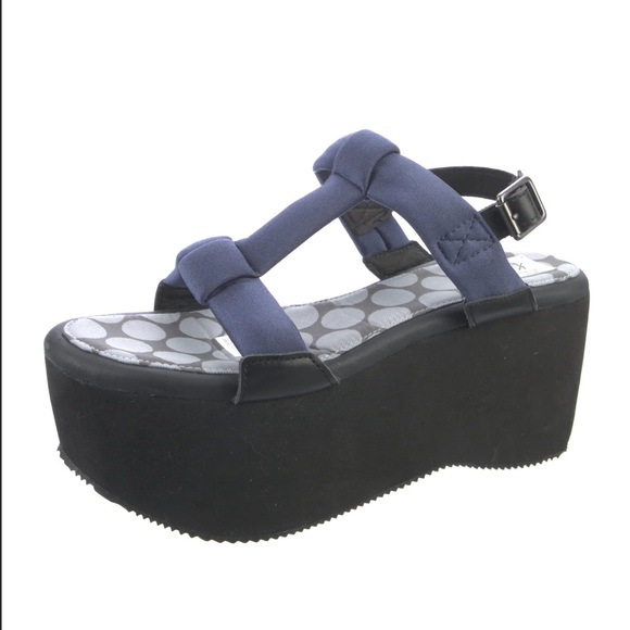 Adidas x Opening Ceremony Printed T strap platform Sandals - Picture 1 of 6